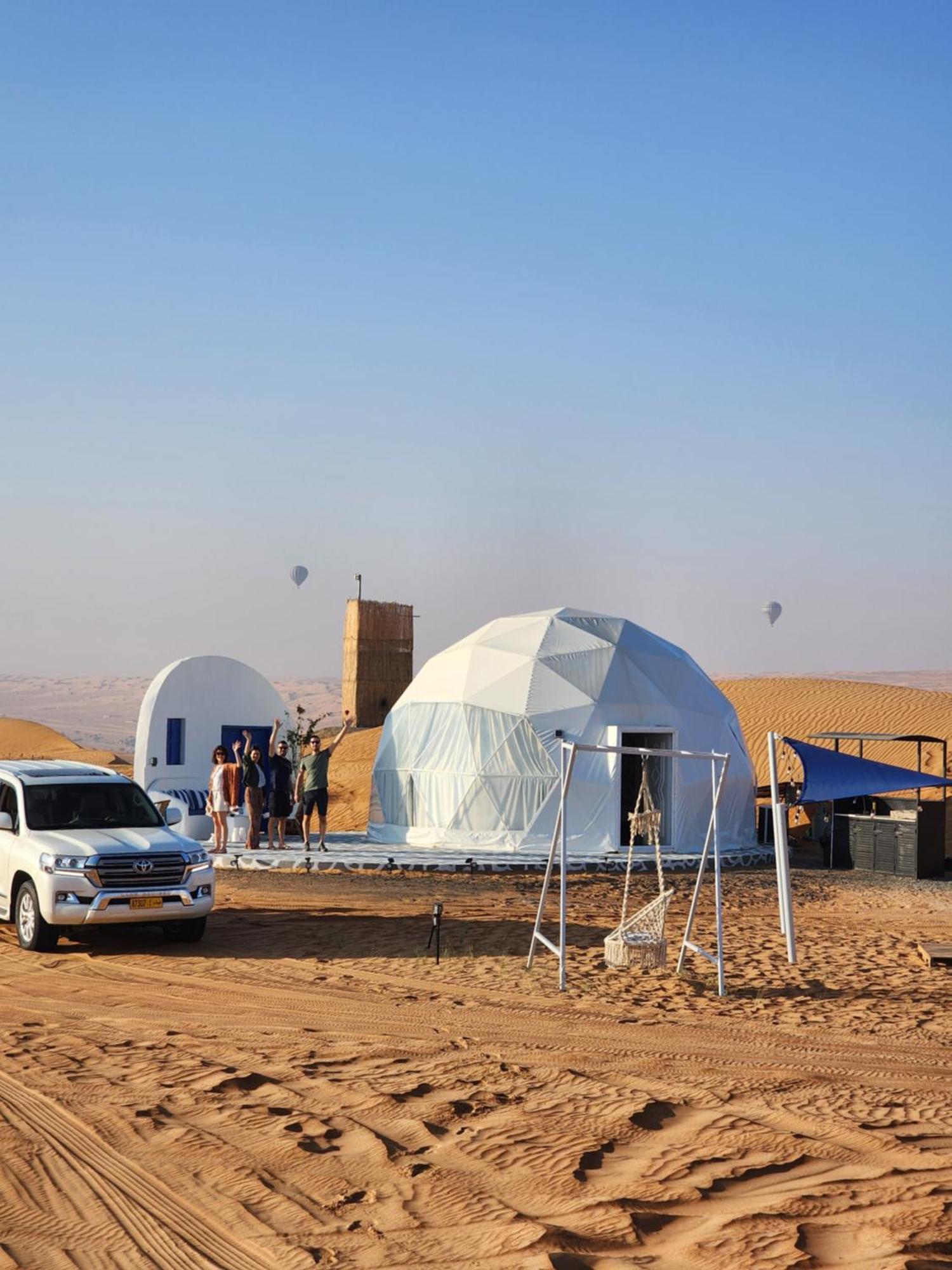 Bubbles Domes Private Cmp Otel Al Wāşil Dış mekan fotoğraf