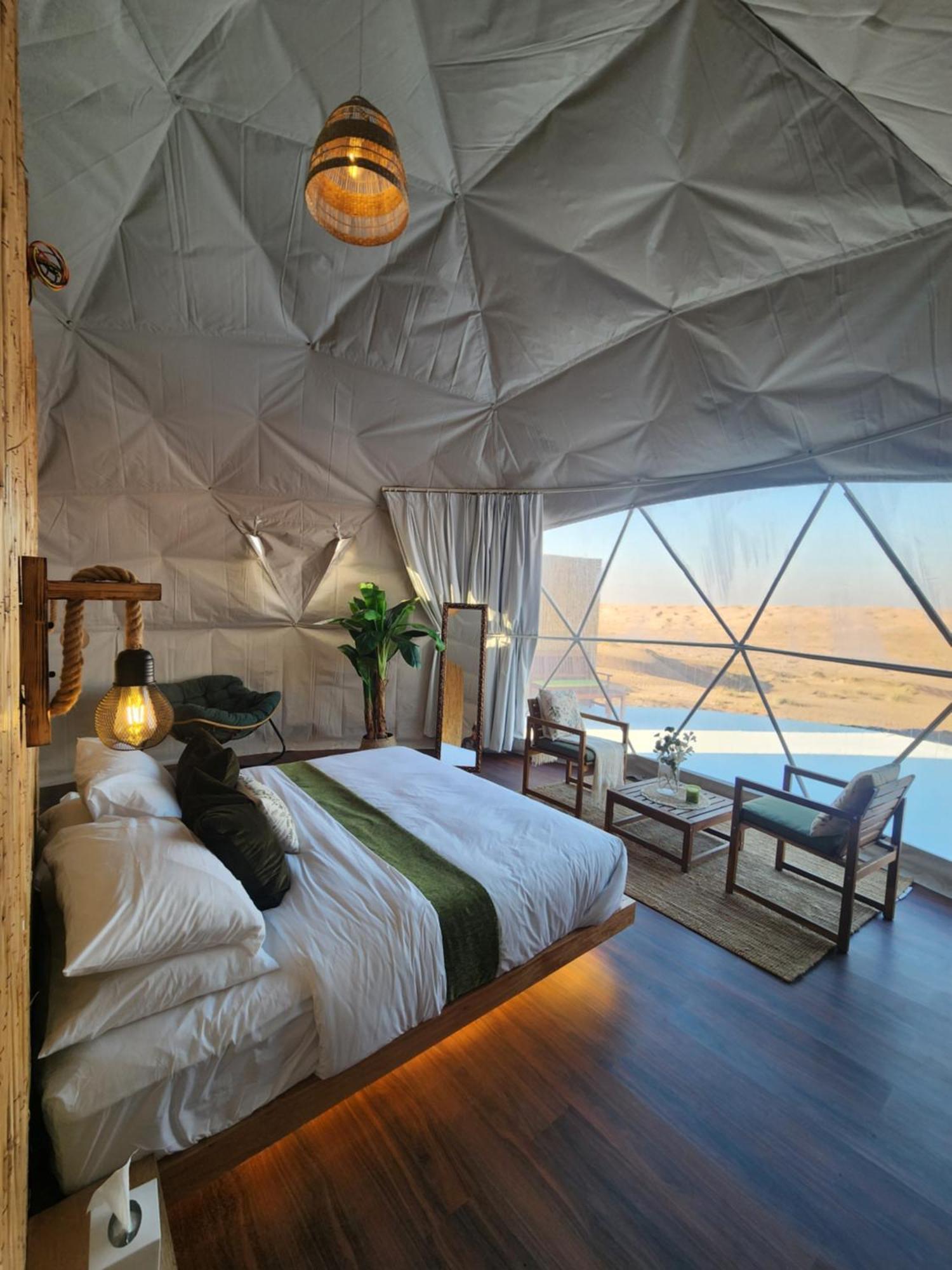 Bubbles Domes Private Cmp Otel Al Wāşil Oda fotoğraf