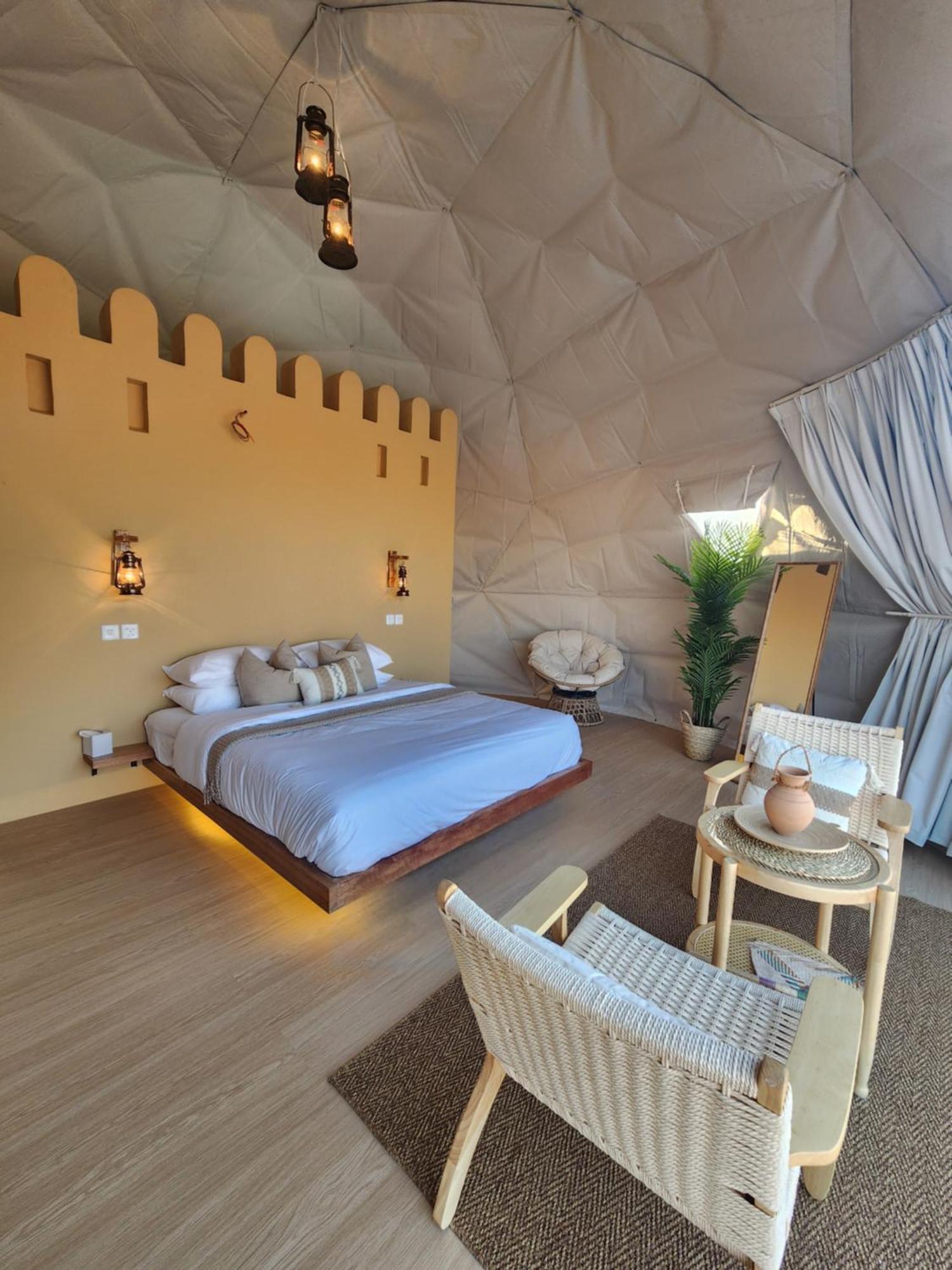 Bubbles Domes Private Cmp Otel Al Wāşil Dış mekan fotoğraf