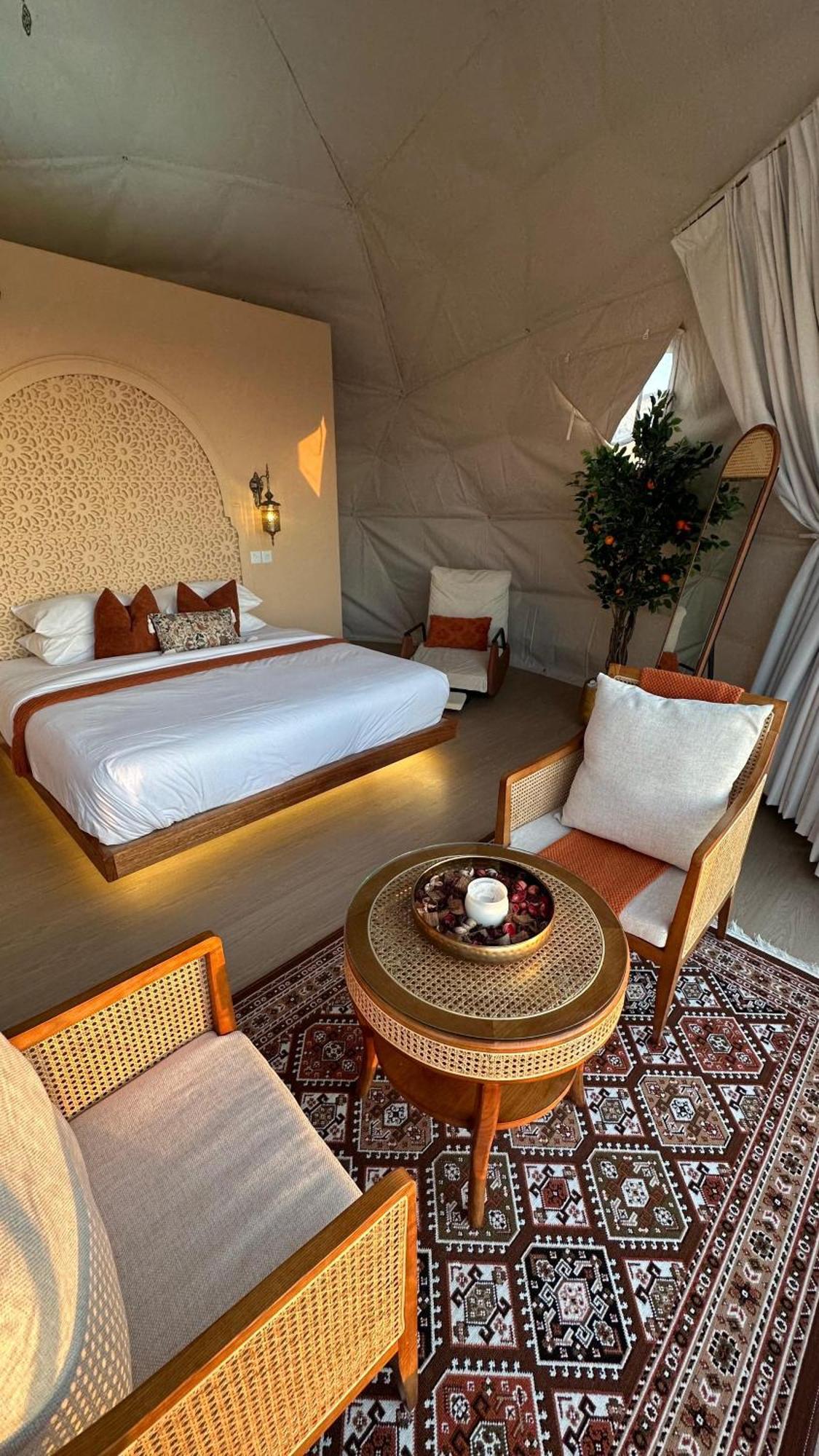 Bubbles Domes Private Cmp Otel Al Wāşil Dış mekan fotoğraf