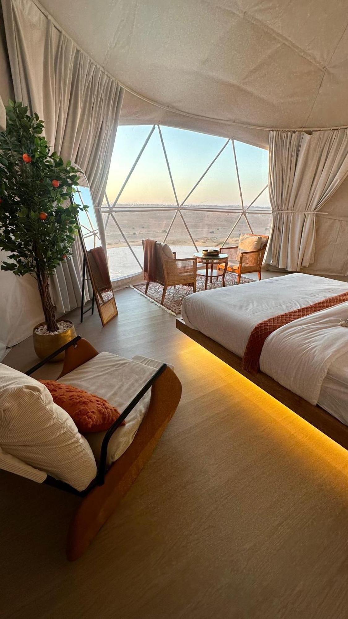 Bubbles Domes Private Cmp Otel Al Wāşil Oda fotoğraf